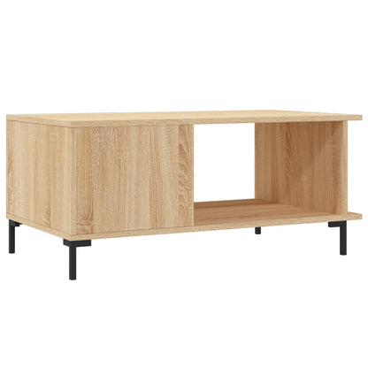 Table basse chêne sonoma 90x50x40 cm bois d'ingénierie