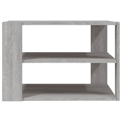 Table basse sonoma gris 59,5x59,5x40 cm bois d'ingénierie