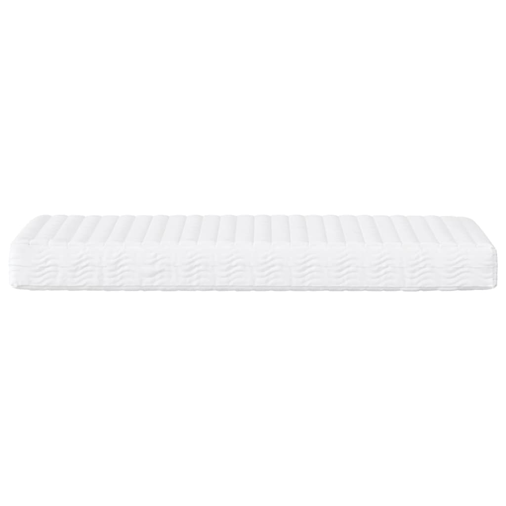 Matelas en mousse blanc 90x200 cm dureté H2 H3