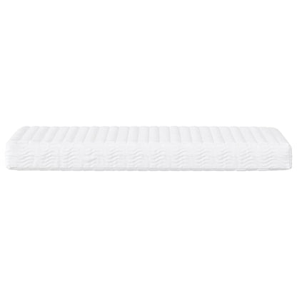 Matelas en mousse blanc 90x200 cm dureté H2 H3