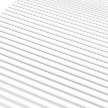 Matelas en mousse blanc 90x200 cm dureté H2 H3