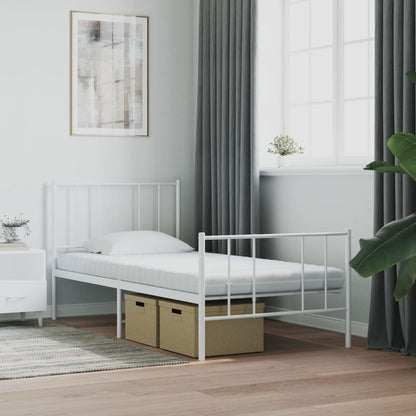 Matelas en mousse blanc 90x190 cm 7 zones dureté 20 ILD