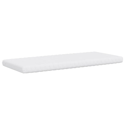 Matelas en mousse blanc 90x190 cm 7 zones dureté 20 ILD