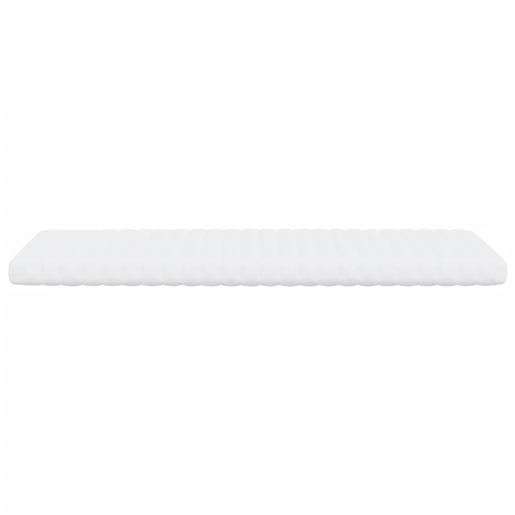 Matelas en mousse blanc 90x190 cm 7 zones dureté 20 ILD