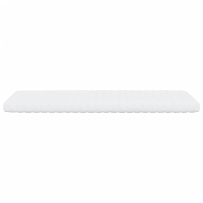 Matelas en mousse blanc 90x190 cm 7 zones dureté 20 ILD