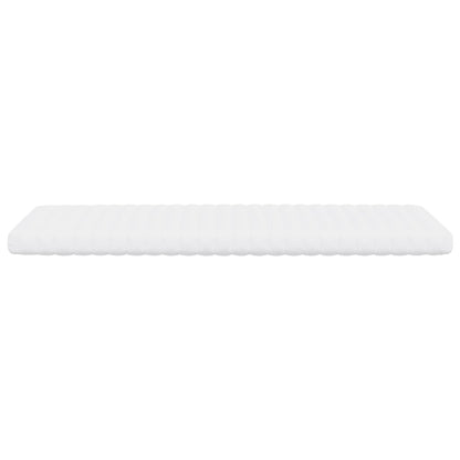 Matelas en mousse blanc 90x200 cm 7 zones dureté 20 ILD