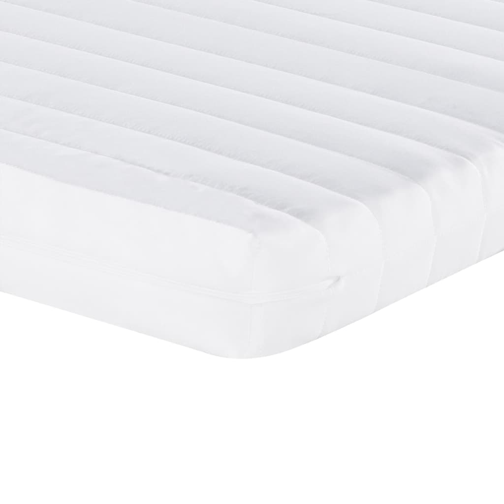 Matelas en mousse 2 pcs blanc 90x190 cm 7 zones dureté 20 ILD