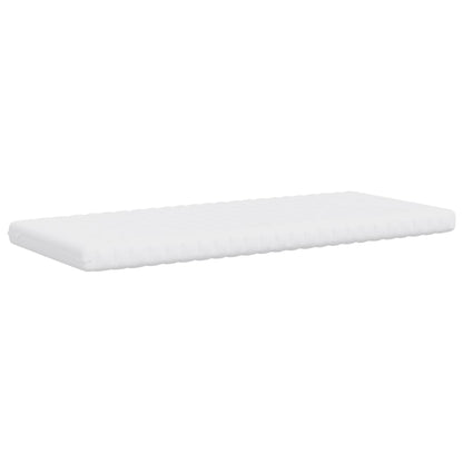 Matelas en mousse 2 pcs blanc 90x200 cm 7 zones dureté 20 ILD