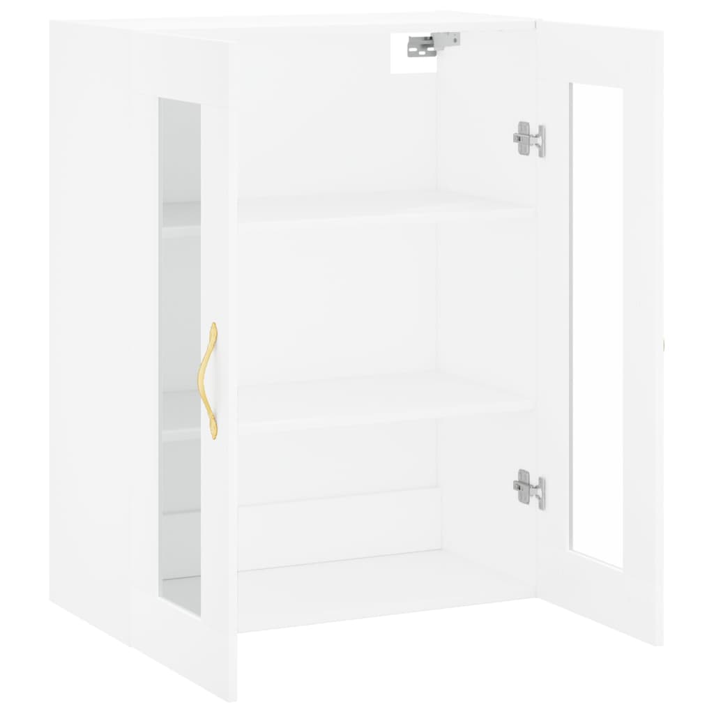 Armoire murale blanc 69,5x34x90 cm