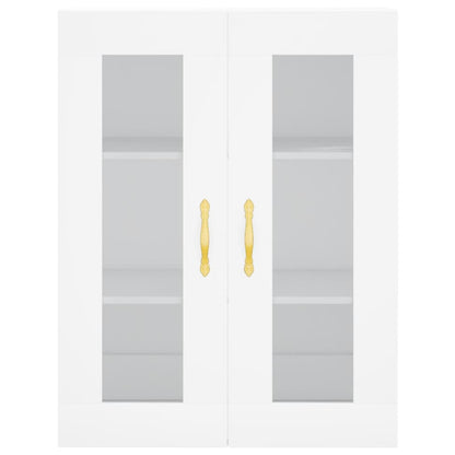 Armoire murale blanc 69,5x34x90 cm