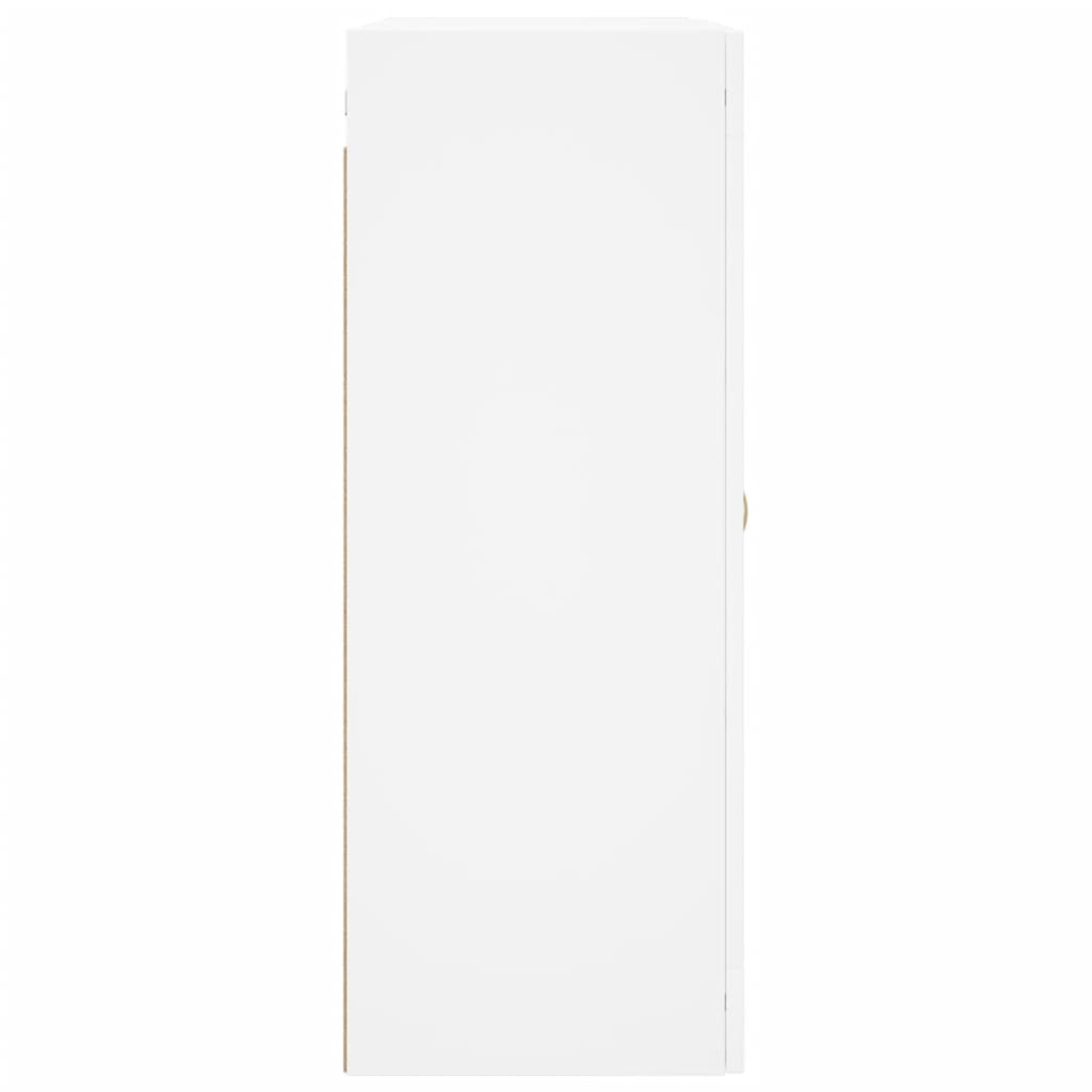 Armoire murale blanc 69,5x34x90 cm