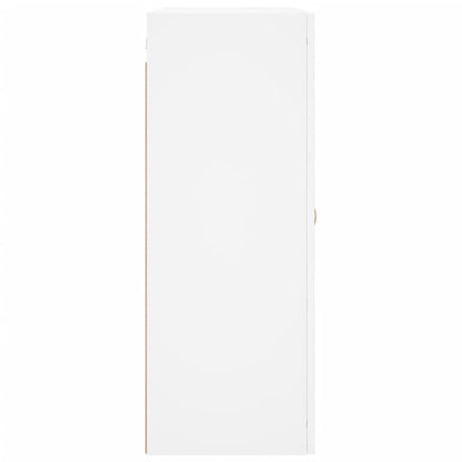 Armoire murale blanc 69,5x34x90 cm