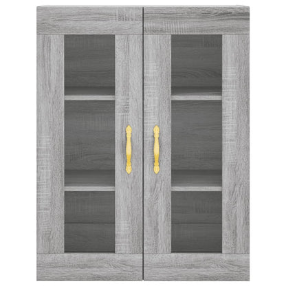 Armoire murale sonoma gris 69,5x34x90 cm