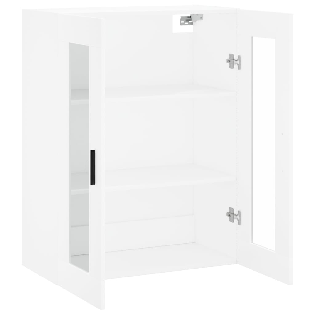 Armoire murale blanc 69,5x34x90 cm