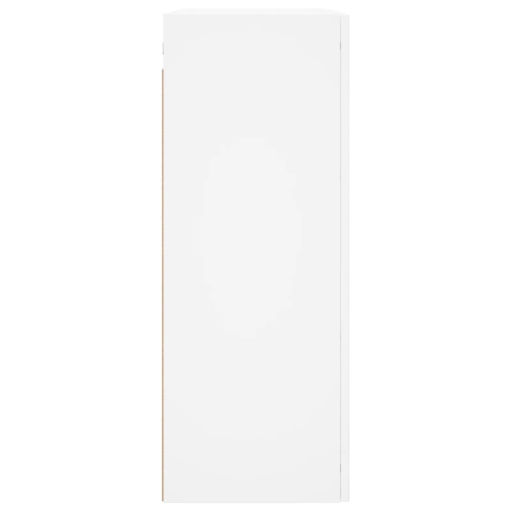 Armoire murale blanc 69,5x34x90 cm