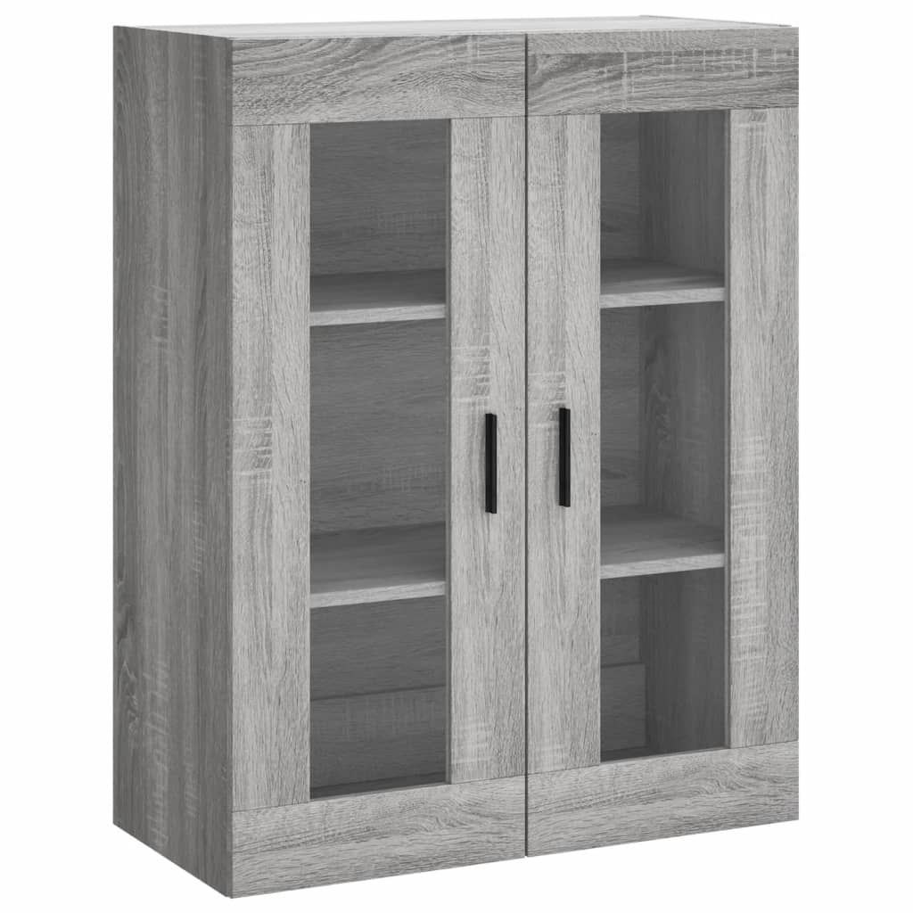 Armoire murale sonoma gris 69,5x34x90 cm