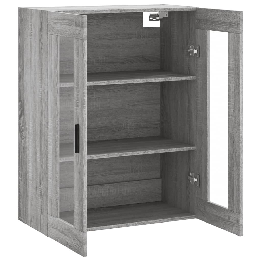 Armoire murale sonoma gris 69,5x34x90 cm