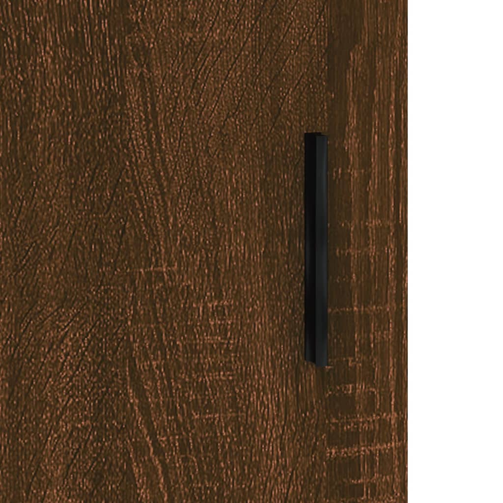 Armoire murale chêne marron 69,5x34x90 cm