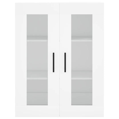 Armoire murale blanc 69,5x34x90 cm