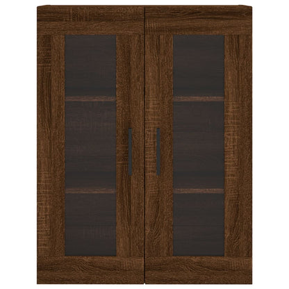 Armoire murale chêne marron 69,5x34x90 cm