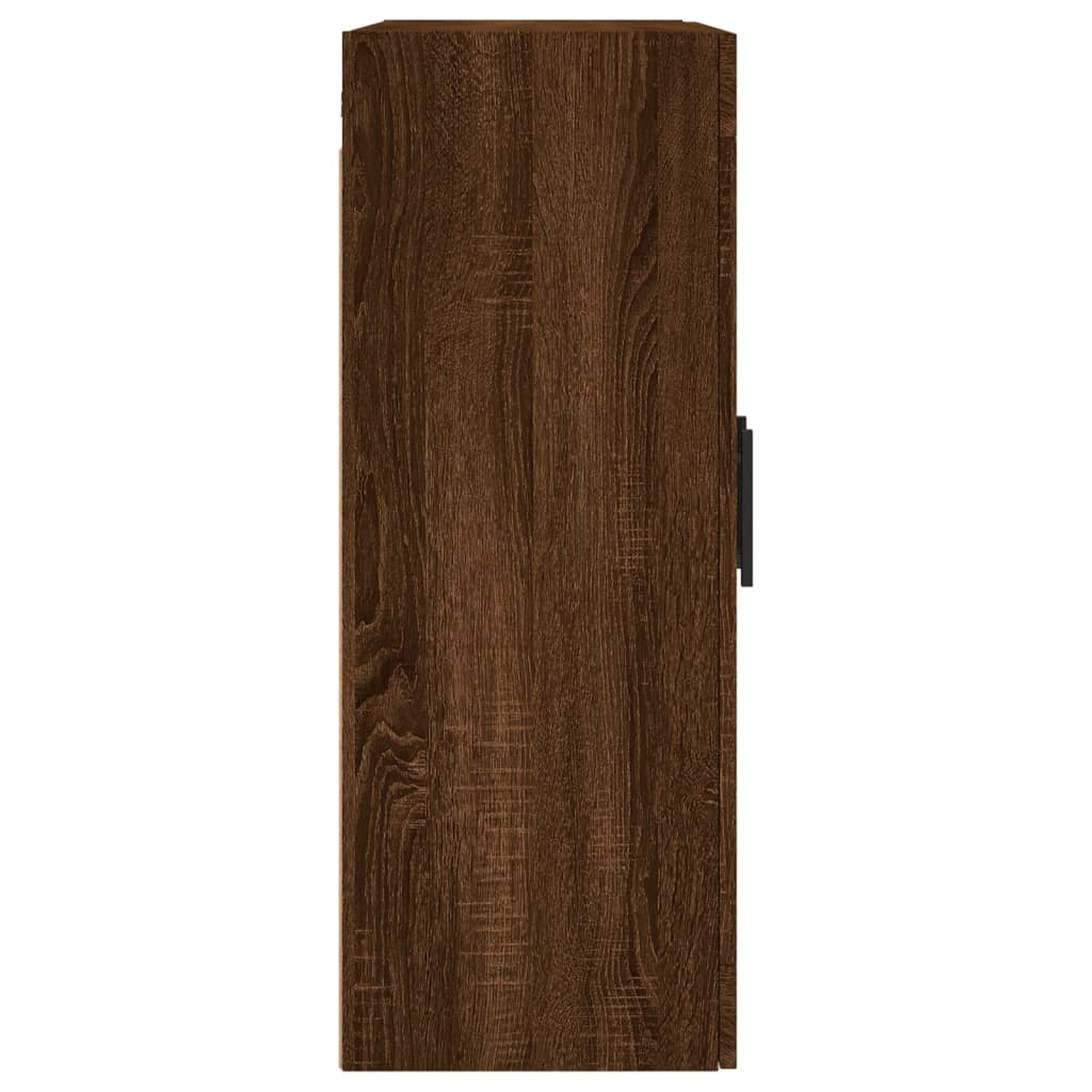 Armoire murale chêne marron 69,5x34x90 cm