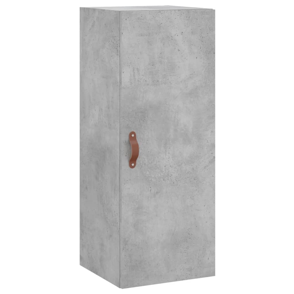 Armoire murale gris béton 34,5x34x90 cm