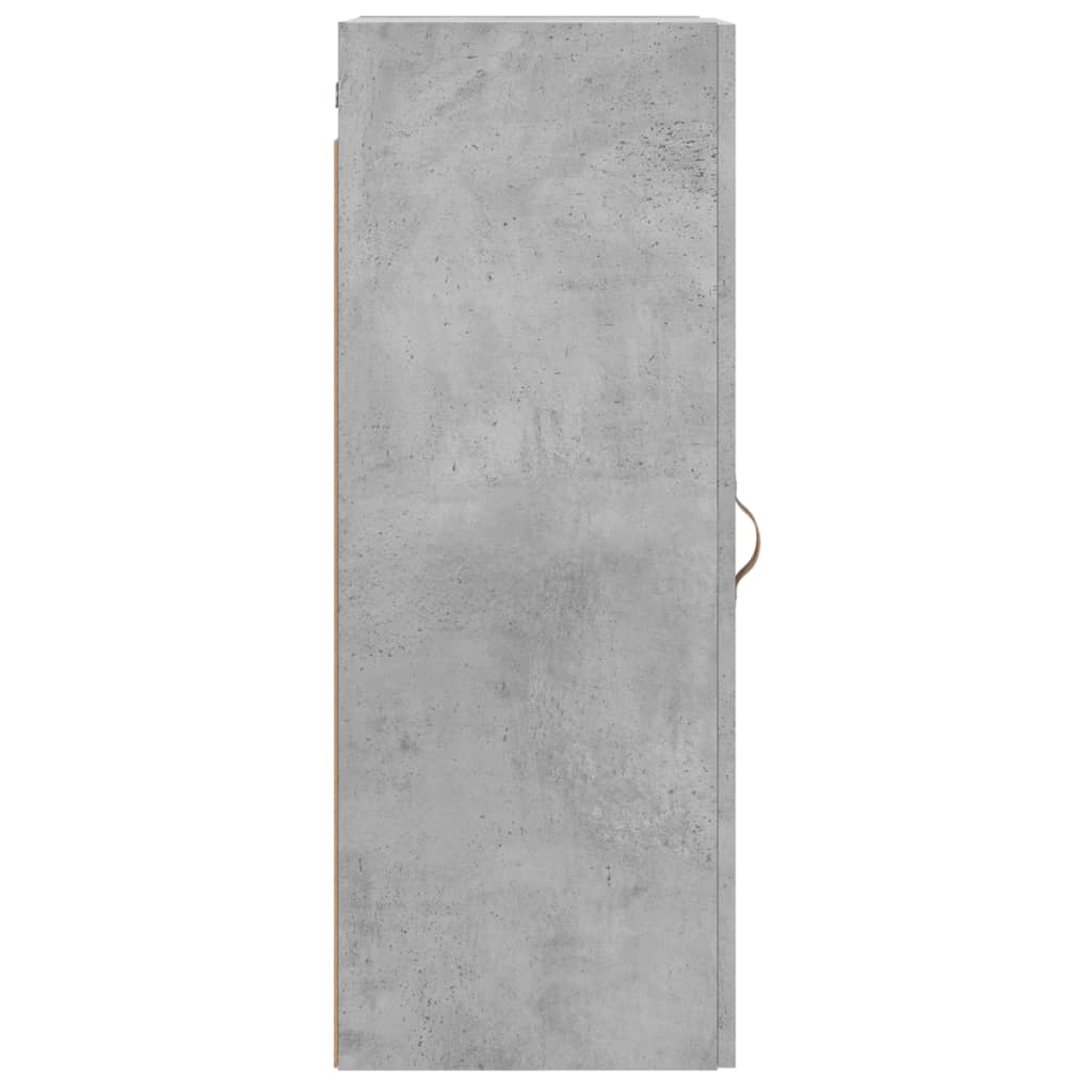 Armoire murale gris béton 34,5x34x90 cm