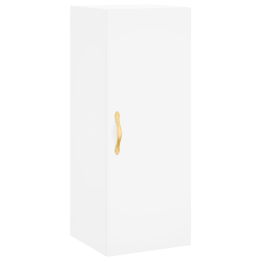 Armoire murale blanc 34,5x34x90 cm