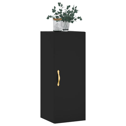 Armoire murale noir 34,5x34x90 cm