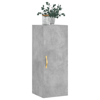 Armoire murale gris béton 34,5x34x90 cm