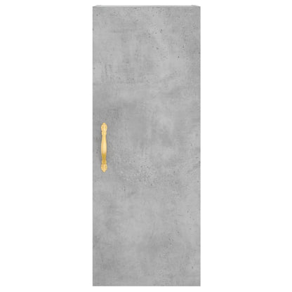 Armoire murale gris béton 34,5x34x90 cm