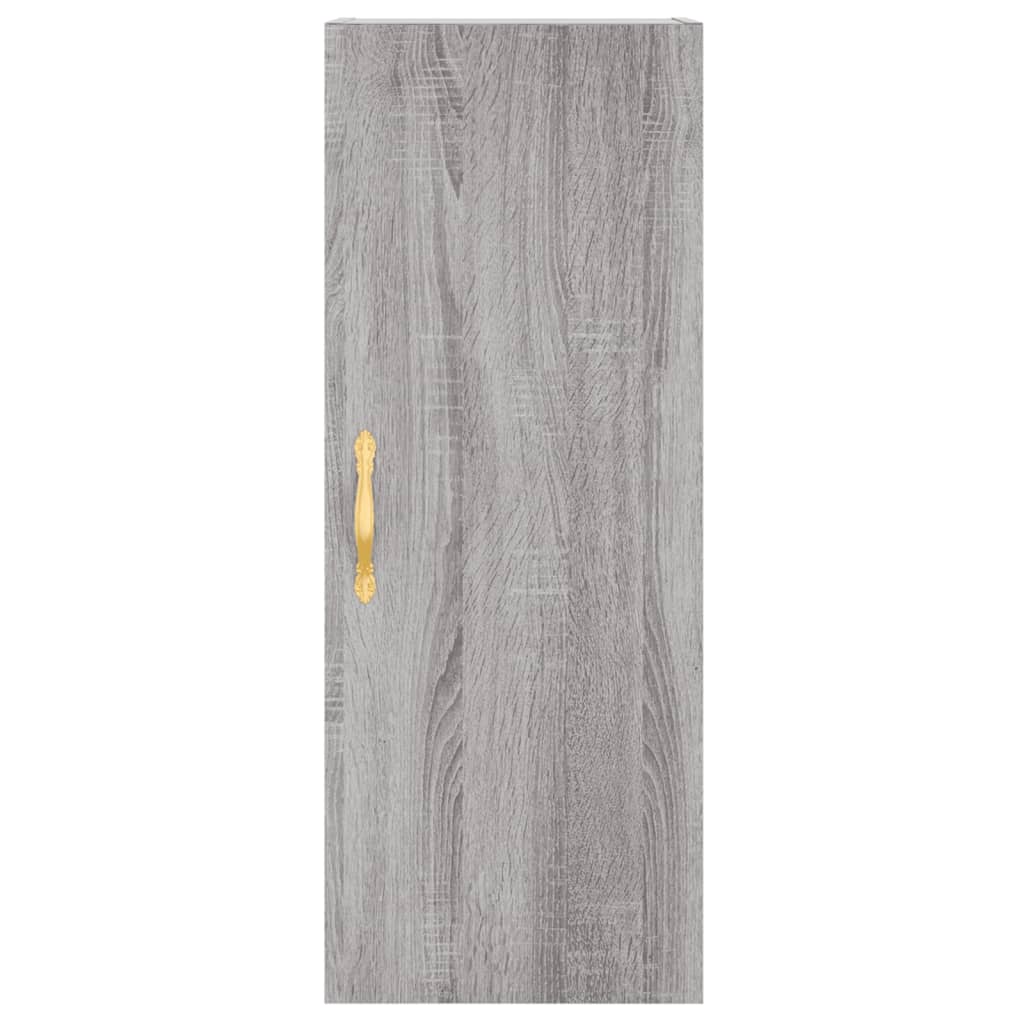 Armoire murale sonoma gris 34,5x34x90 cm