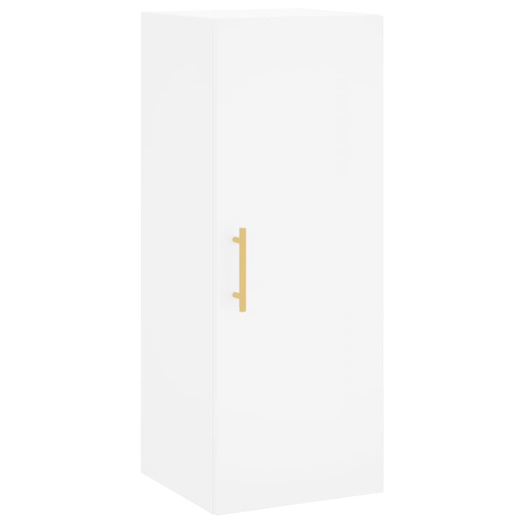 Armoire murale blanc 34,5x34x90 cm