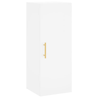 Armoire murale blanc 34,5x34x90 cm