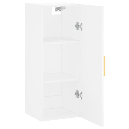 Armoire murale blanc 34,5x34x90 cm