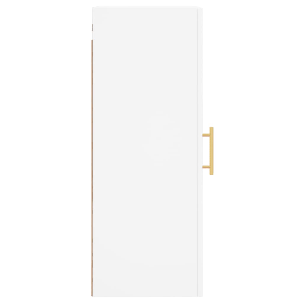 Armoire murale blanc 34,5x34x90 cm