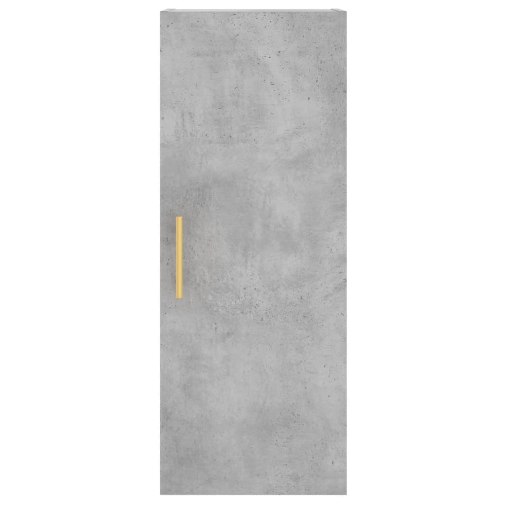 Armoire murale gris béton 34,5x34x90 cm