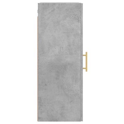 Armoire murale gris béton 34,5x34x90 cm