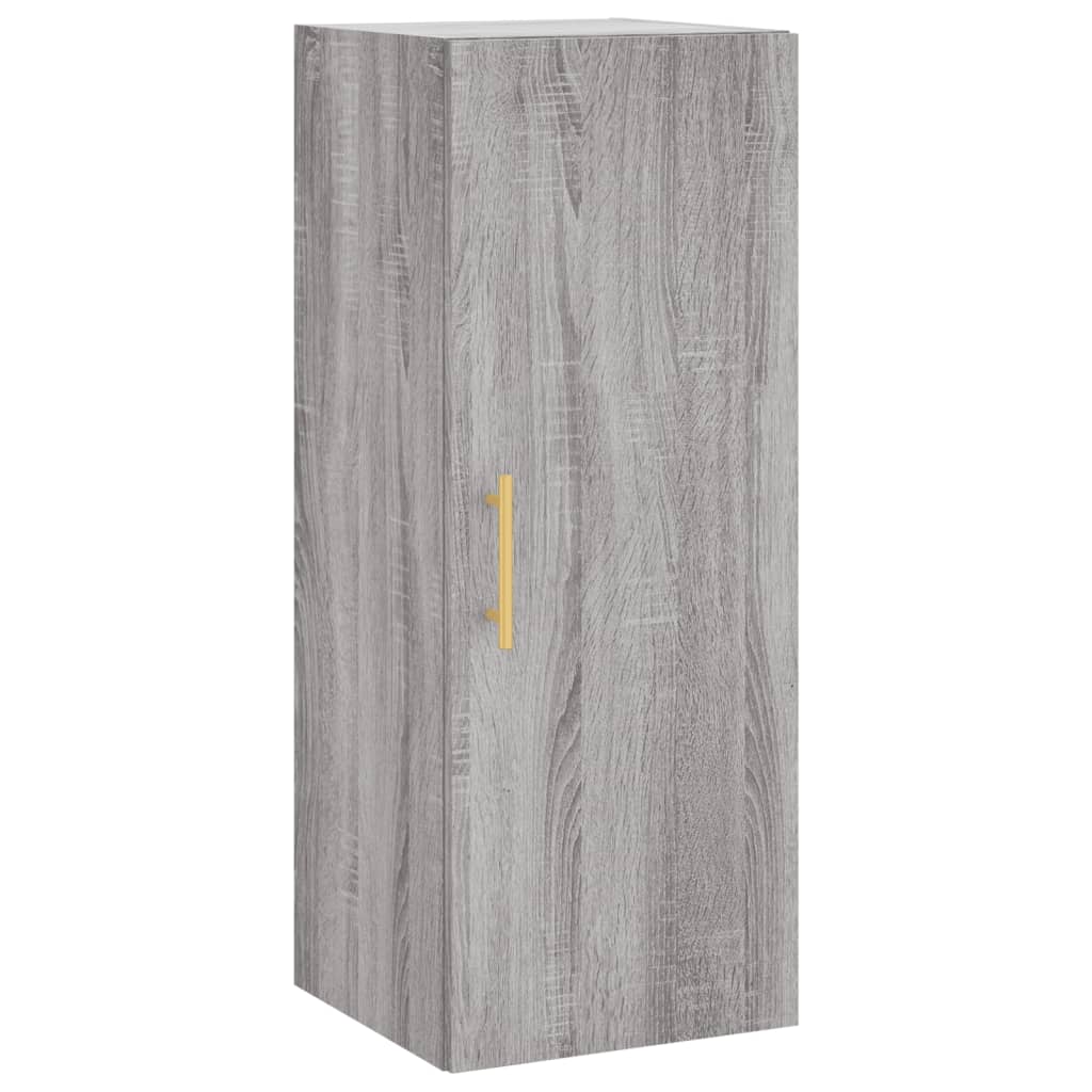 Armoire murale sonoma gris 34,5x34x90 cm