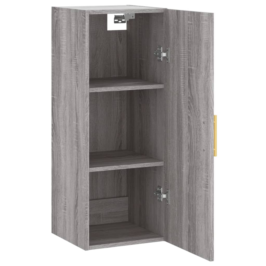 Armoire murale sonoma gris 34,5x34x90 cm