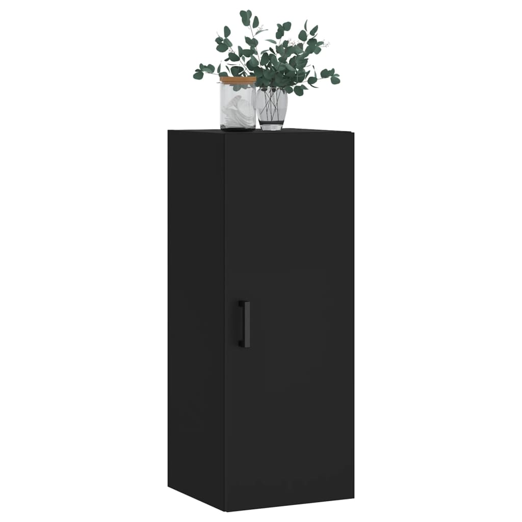 Armoire murale noir 34,5x34x90 cm