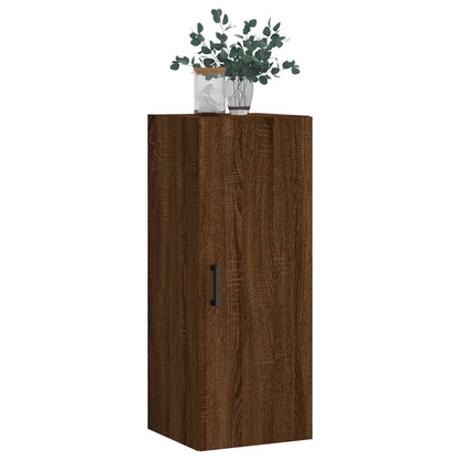 Armoire murale chêne marron 34,5x34x90 cm