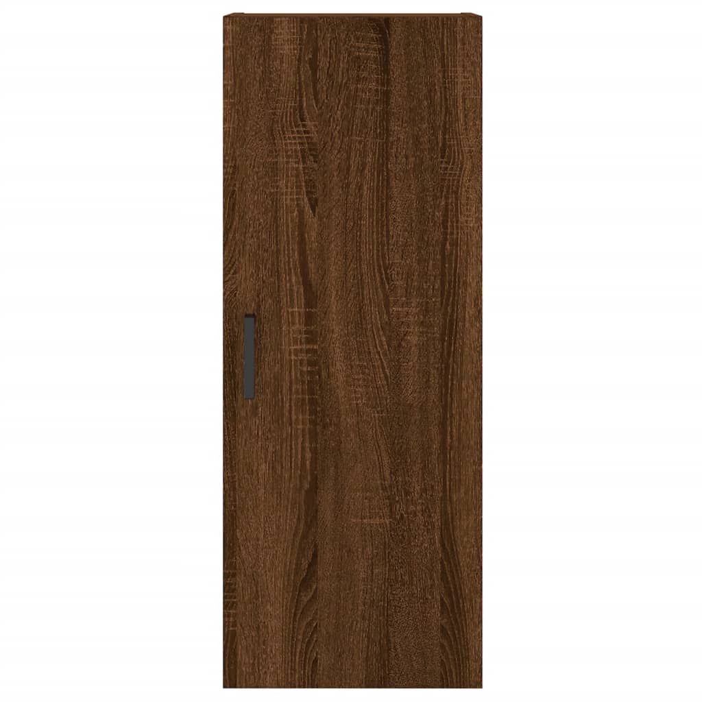 Armoire murale chêne marron 34,5x34x90 cm