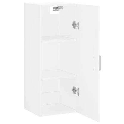 Armoire murale blanc 34,5x34x90 cm