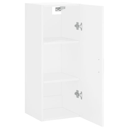 Armoire murale blanc 34,5x34x90 cm