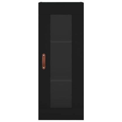 Armoire murale noir 34,5x34x90 cm