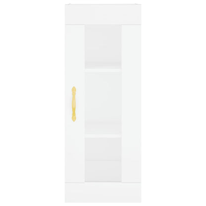 Armoire murale blanc 34,5x34x90 cm