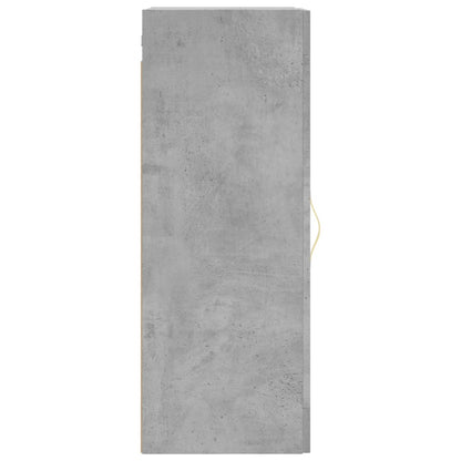 Armoire murale gris béton 34,5x34x90 cm