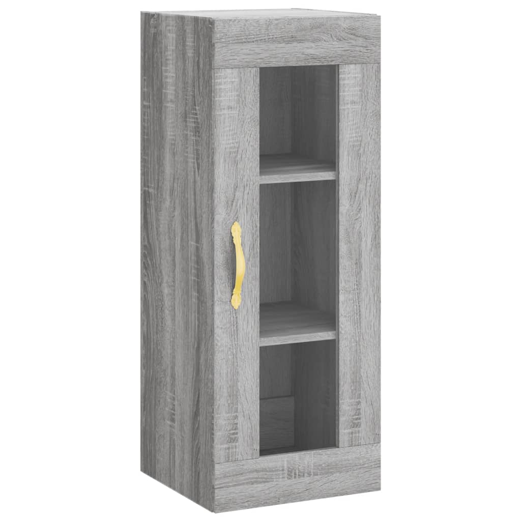 Armoire murale sonoma gris 34,5x34x90 cm