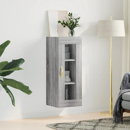 Armoire murale sonoma gris 34,5x34x90 cm